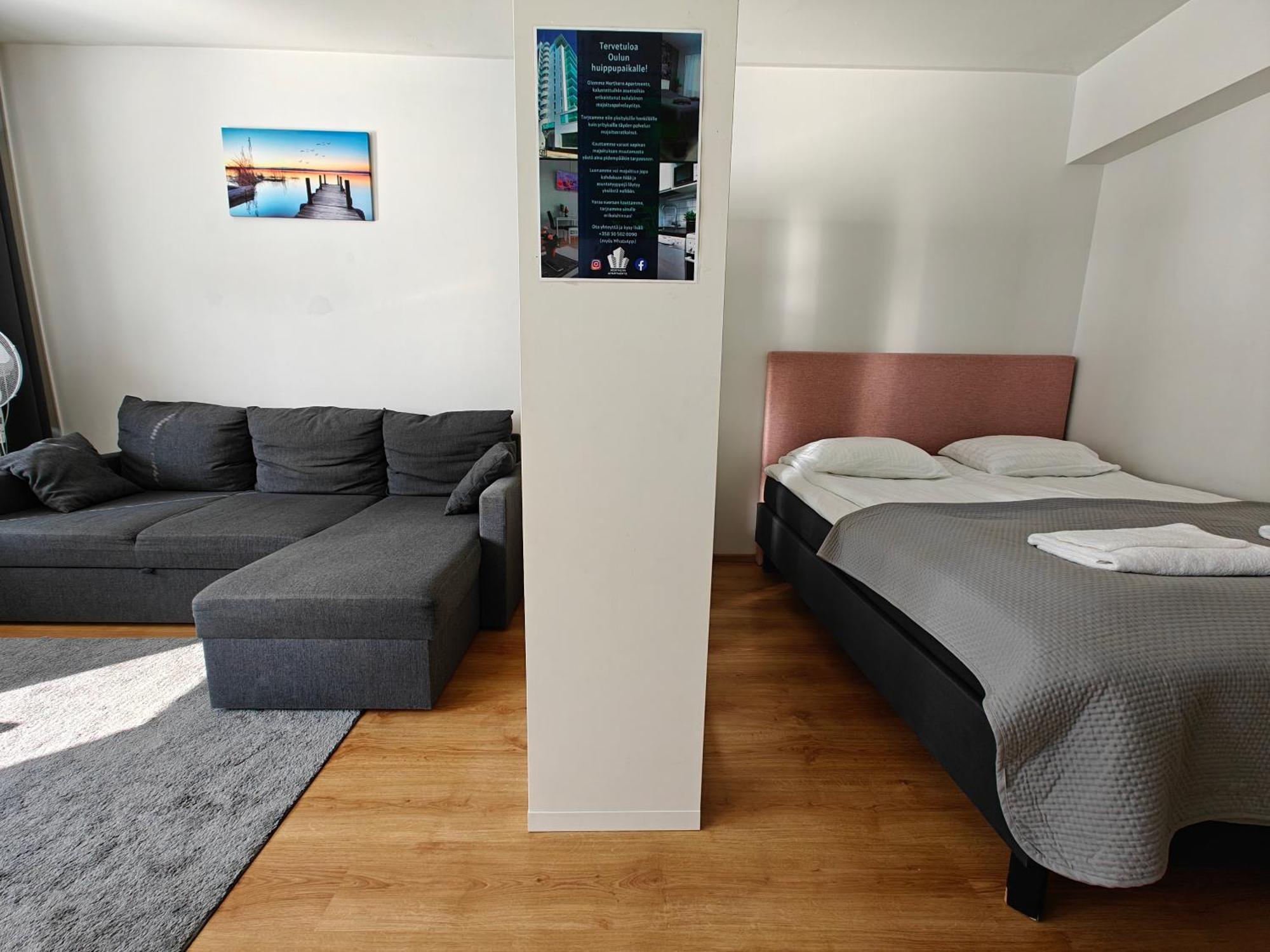 3-Room Apartment In Oulu Center, Parking Zewnętrze zdjęcie